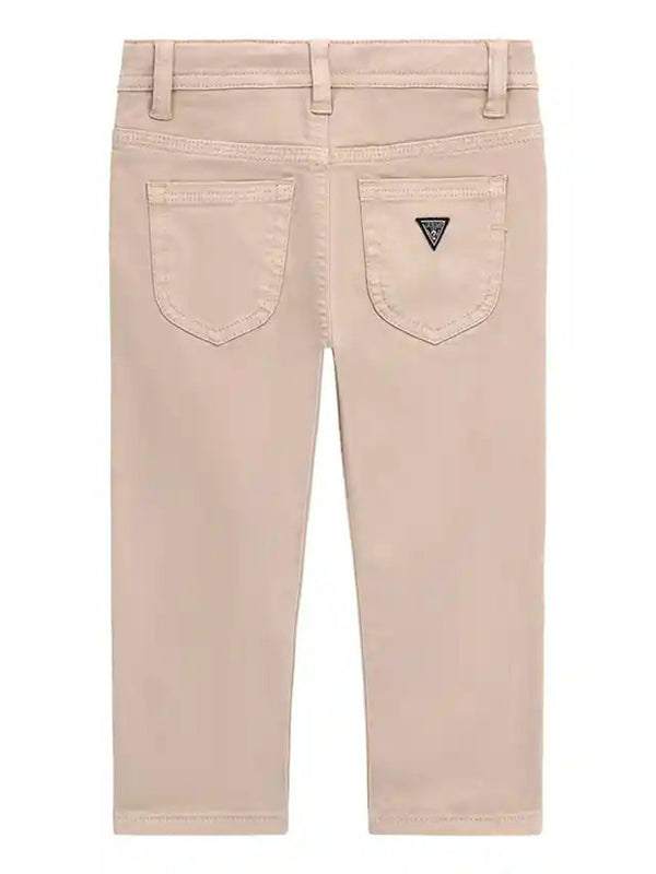 Guess Pantaloni Dritti Beige Bambini