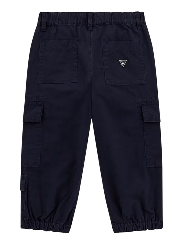 Guess Kids Pantaloni Cargo Blu Bambino