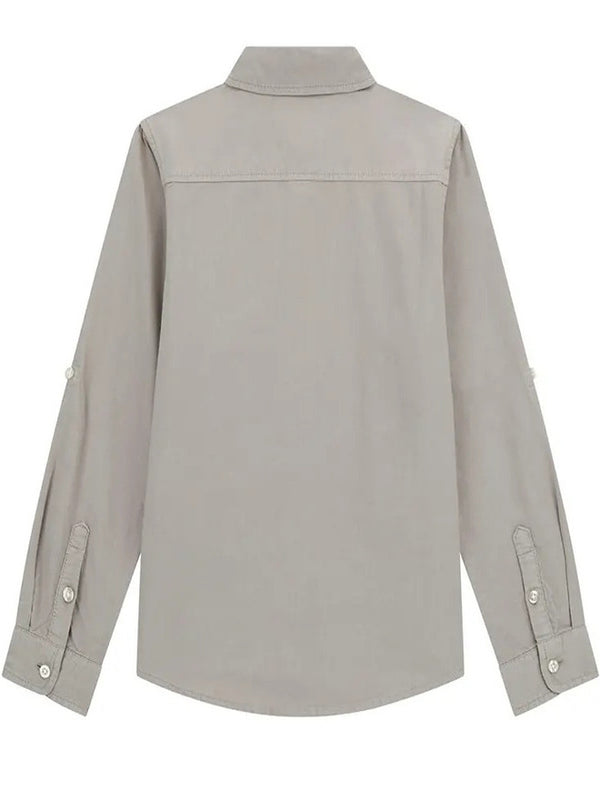 Guess Kids Camicia Oxford Beige Bambino