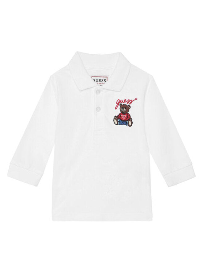 Polo blanche enfant Guess Kids