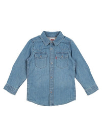 Levi's Kids Chemise en Jean Bleu Denim Enfant — immagine 1