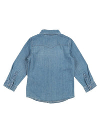 Levi's Kids Chemise en Jean Bleu Denim Enfant — immagine 2