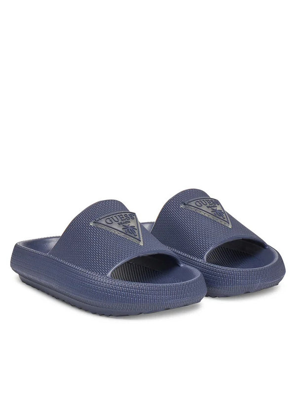Guess Kids Ciabatte Blu Bambino