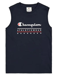 Champion Kids Sleeveless Canotta Blu Bambino — immagine 1