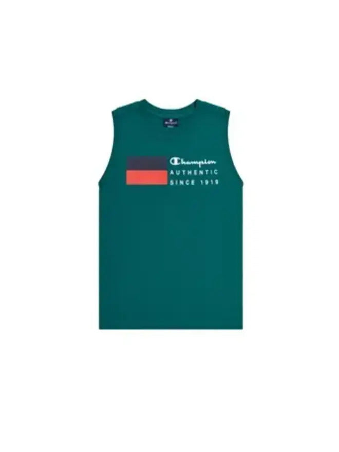 Champion Canotta Sportiva Verde Bambini