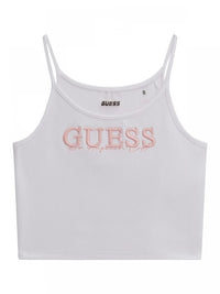 Guess Kids Débardeur Blanc Rose Enfant — immagine 1