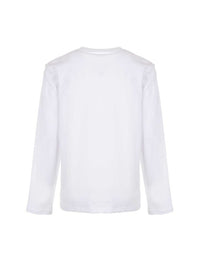 Guess Boys White Logo Long Sleeve Top bambino — immagine 2