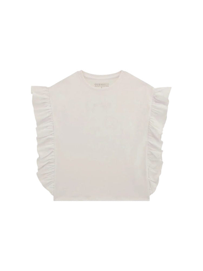Guess Crop top en coton avec volants Filles
