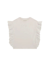 Guess Crop top en coton avec volants Filles — immagine 1