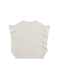 Guess Crop top en coton avec volants Filles — immagine 2