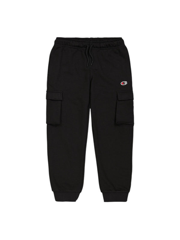 Champion Pantaloni Joggers Cargo Neri Bambini