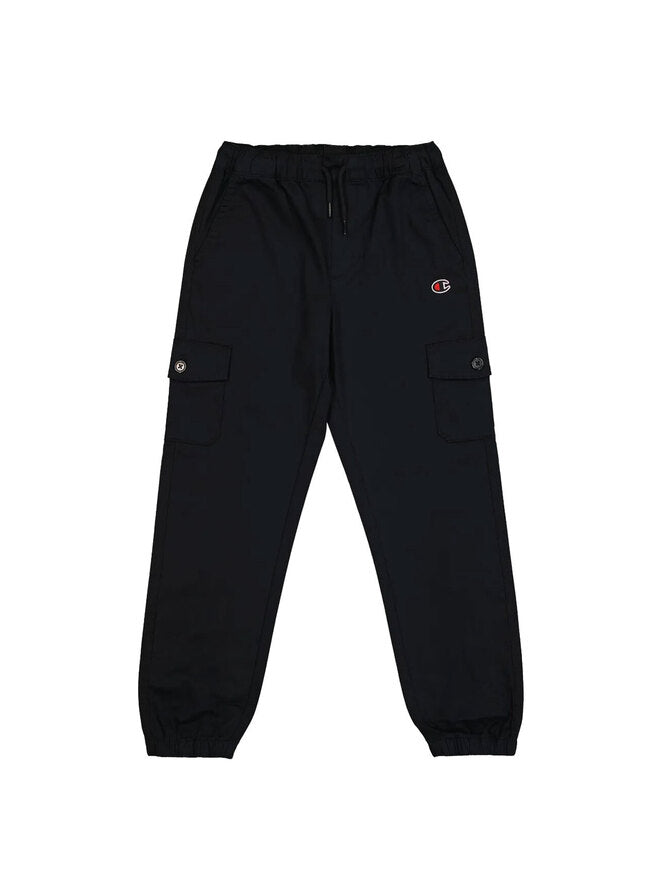 Champion Pantaloni Tuta Cargo Neri Bambini Ragazzi