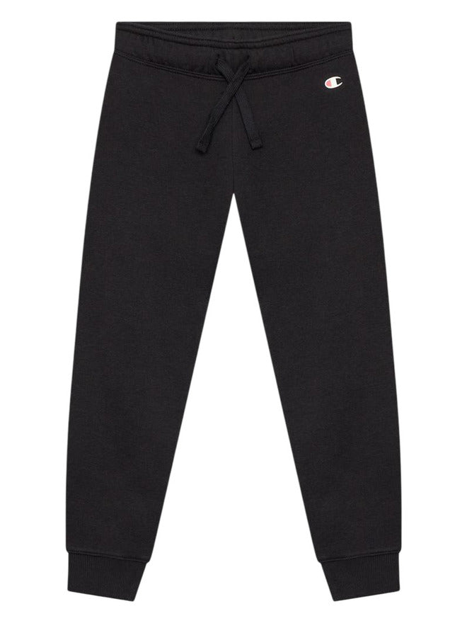 Champion Girls Rib Cuff Pantaloni Tuta Neri Bambine Ragazze