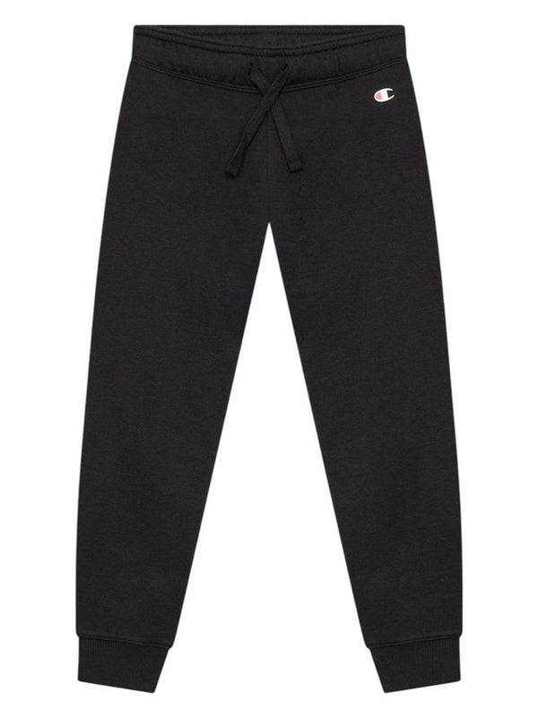 Champion Girls Rib Cuff Pantaloni Tuta Neri Bambine Ragazze