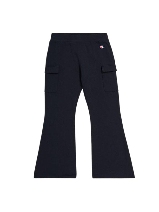 Champion Pantaloni Tuta a Zampa Cargo Neri Bambine Ragazze