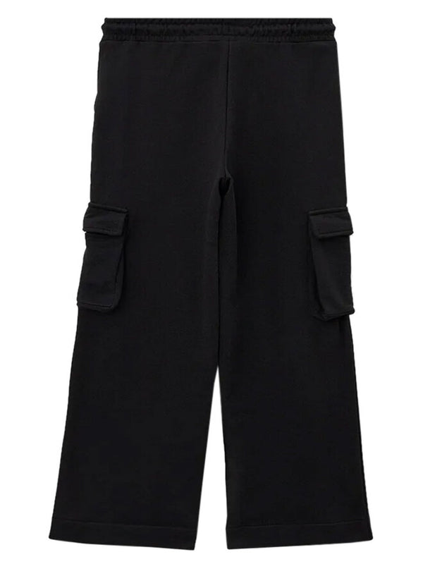 Guess Pantaloni Tuta Cargo Neri Bambine Ragazze