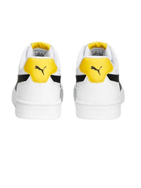 Puma Caven Jr Chaussures Blanches Enfants Garçons — immagine 3