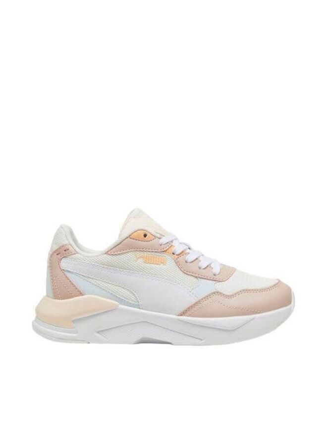 Puma X-ray Speed Lite Chaussures Blanches Roses Enfants Filles