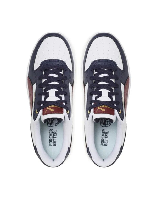 Puma Caven Jr Scarpe Blu Oro Bambini Ragazzi