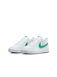 Nike Court Borough Low Recraft Chaussures Blanches Vertes Garçons — immagine 2