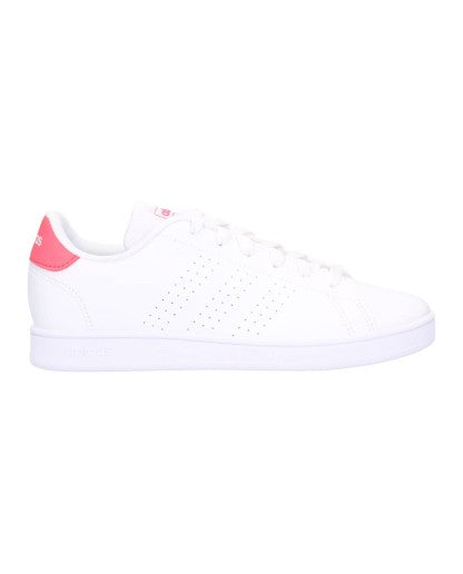 Adidas Advantage K Scarpe Bianche Rosa Bambine