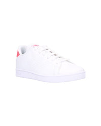 Adidas Advantage K Scarpe Bianche Rosa Bambine — immagine 2