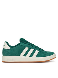 Adidas Grand Court K Chaussures Vertes Blanches Enfants Garçons — immagine 1