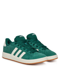 Adidas Grand Court K Chaussures Vertes Blanches Enfants Garçons — immagine 2
