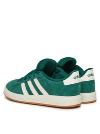 Adidas Grand Court K Chaussures Vertes Blanches Enfants Garçons — immagine 3