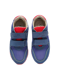 Guess Glorym Jr Chaussures à Scratch Bleu Enfant — immagine 2