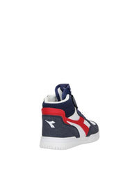 Chaussures montantes Diadora Raptor Mid Dust Bleu Blanc Enfant — immagine 3