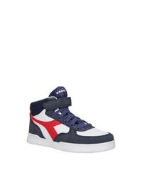 Chaussures montantes Diadora Raptor Mid Dust Bleu Blanc Enfant — immagine 2