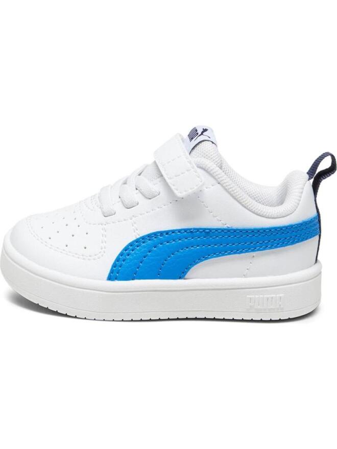 Puma Rickie AC Chaussures Blanches et Bleues Enfant