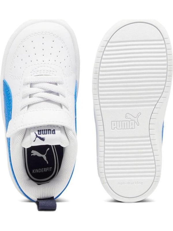 Puma rickie ac Scarpe Bianche Azzurre Bambino