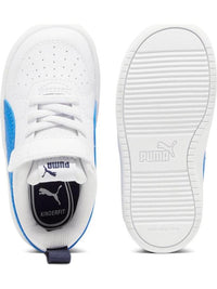 Puma Rickie AC Chaussures Blanches et Bleues Enfant — immagine 2