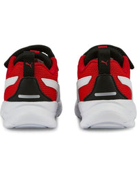 Puma Evolve Run Mesh AC+ Inf Scarpe Nere Rosse Bambino — immagine 3