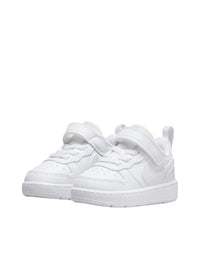 Chaussures Nike Court Borough Low Recraft Blanches Enfant — immagine 2
