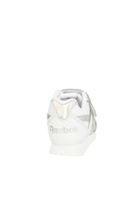 Reebok Royal Jog Blanc-Argent 1v Chaussures Blanches Enfant — immagine 3