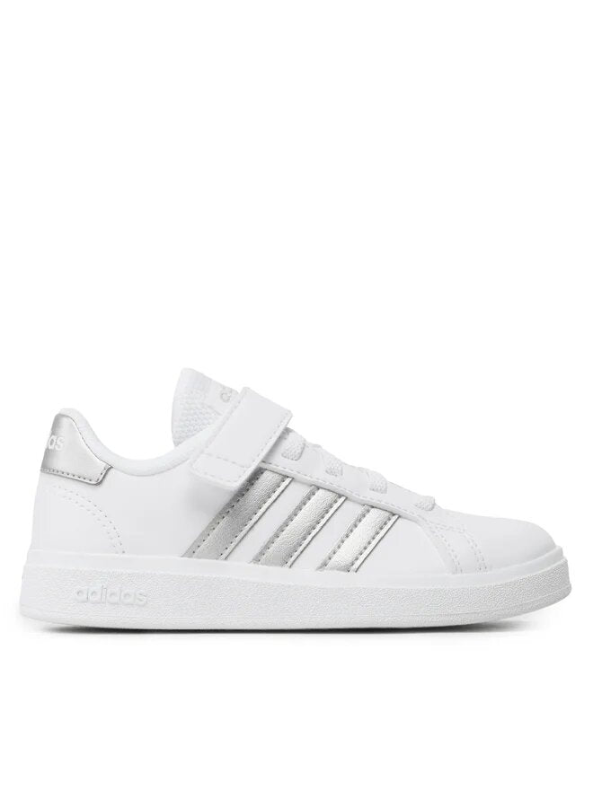 Adidas Grand Court 2.0 El K Chaussures Blanches Enfants