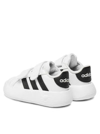 Chaussures bébé Adidas Grand Court 2.0 Blanches — immagine 3