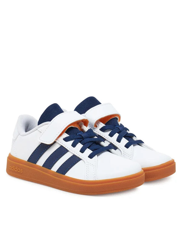 Adidas Grand Court 2.0 Scarpe Bianche Blu Bambino