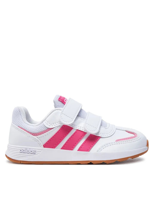 Adidas Sneakers Tensaur Switch Scarpe Bianche Rosa Bambina