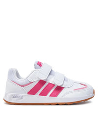Adidas Baskets Tensaur Switch Chaussures Blanches Roses Enfant — immagine 1