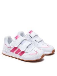 Adidas Baskets Tensaur Switch Chaussures Blanches Roses Enfant — immagine 2