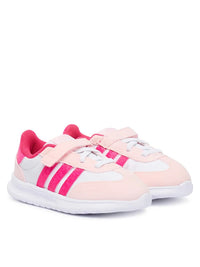 Baskets Adidas Run 70s 2.0 Chaussures Rose Blanches Enfant — immagine 2