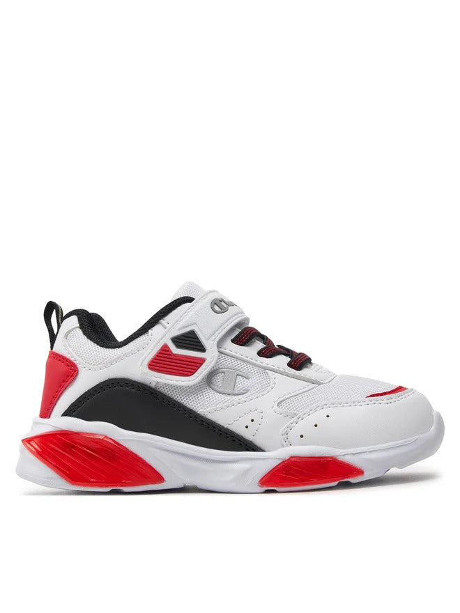 Champion Wave Scarpe Bianche Rosse Bambino