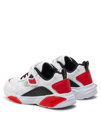 Champion Wave Scarpe Bianche Rosse Bambino — immagine 3