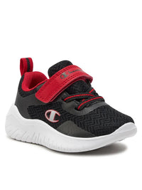 Champion Softy Evolve B Td Low Cut Chaussures Noir Rouge Enfant — immagine 2