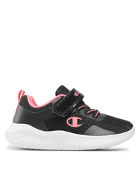 Champion Sneakers Softy Evolve G Ps Chaussures Noir Rose Enfant — immagine 1