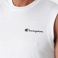 Champion Canotta Sportiva Bianca Uomo — immagine 3